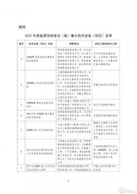 多項(xiàng)太陽能熱發(fā)電與儲(chǔ)能技術(shù)裝備入選2021年度能源領(lǐng)域首臺(tái)(套)重大技術(shù)裝備項(xiàng)目